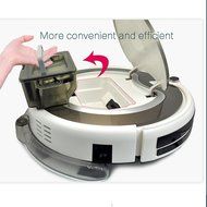 DENKO Ultra Quiet Ultra-thin Robotic Vacuum Cleaner Smart Sweeper Wipe With Strong Suction,Sweeping, Mopping,... N2