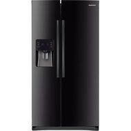 Samsung RS25H5111BC Energy Star 24.5 Cu. Ft. Side-by-Side Refrigerator/Freezer with External Water/Ice Dispenser...