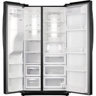 Samsung RS25H5111BC Energy Star 24.5 Cu. Ft. Side-by-Side Refrigerator/Freezer with External Water/Ice Dispenser... N2