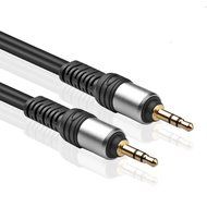 TNP Premium Gold Plated 3.5mm Audio Cable (6 Feet) - Male to Male AUX Auxiliary Stereo Headset Jack Adapter Wire... N4
