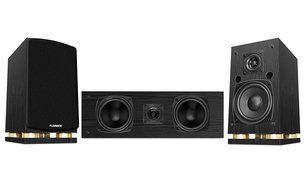 Fluance Classic Elite Series Center Channel &amp; Surround Sound Speakers (Black) N3