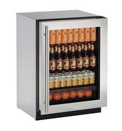 U-Line U2224RGLS00A Built-in Compact Refrigerator, 4.9 cu. ft., Stainless Steel