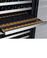 FlexCount Series 128 Bottle Single Zone Freestanding Wine Refrigerator N4