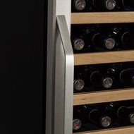 Edgestar 121 Bottle Single Zone Built-in Wine Cooler - Stainless Steel and Black N5