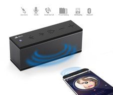 Meidong Universal Water Resistance QQChocolate Portable V4.0 Wireless Bluetooth Speaker with 10W Dual Driver and... N6