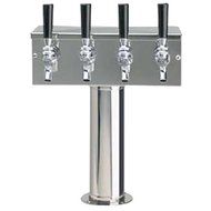 Beverage-Air 406-064A 4-Tap Tower Beverage Faucet 3" Column