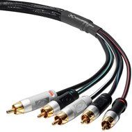 Mediabridge ULTRA Series Component Video Cable with Audio (50 Feet) - Gold Plated RCA to RCA - Supports 1080i