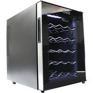 Whynter 20 Bottle Thermoelectric Wine Cooler with Black Tinted Mirror Glass Door N2