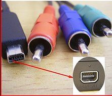 Replacement for Sony VMC-15VC Component Video Cable 5 Ft for SONY HDR-SR5 HDR-SR7 HDR-SR8 HDR-HC1 HDR-HC3 HDR-HC5... N2