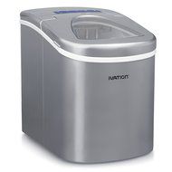 Ivation IVA-ICEM15SIL Portable Ice Maker with Easy-Touch Buttons for Digital Operation, Silver N17