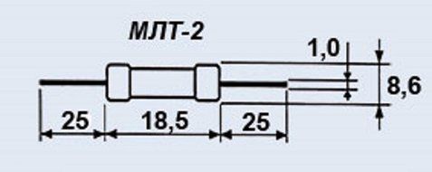 Metal film Resistors Military MLT 2W 3 kOm USSR 50 pcs