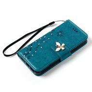 Spritech(TM) LG G Stylo Cellphone Bling Case,PU Leather Wallet Slim Fold Phone Cover 3D Handmade Bling Rhinestone... N7