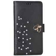 Spritech(TM) LG G Stylo Cellphone Bling Case,PU Leather Wallet Slim Fold Phone Cover 3D Handmade Bling Rhinestone... N9