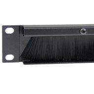 StarTech.com 2U Horizontal Finger Duct Rack Cable Management Panel with Cover CMDUCT2U Black N7