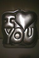 Wilton I Love You Cake Pan -- RETIRED