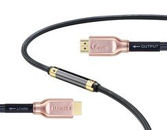 Czoom HDMI Cable High Speed 100 Feet - Nylon Braided Cord - Gold Plated Connectors - Supports 2160P(4K),3D,with... N2
