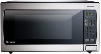 Panasonic Stainless Steel Microwave (1250 Watts/Inverter Technology) W/ Oven Mit N2