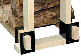 Panacea 15211 Log Rack Bracket, Black