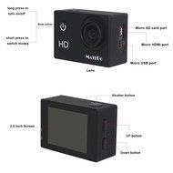 Matego 1080P HD Action Camera 30 Meters Underwater Video DVR Camera with 2 Inch Screen 150 Degree Wide-angle Lens... N5