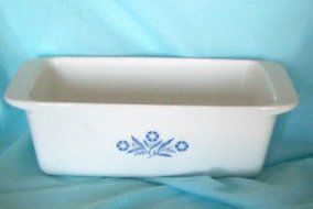 Corning Blue Cornflower P-315 2 qt. Loaf Pan