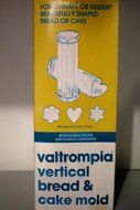 Valtrompia Vertical Bread and Cake Mold -- for canape or dessert -- beautifully shaped bread or cake -- Heart...