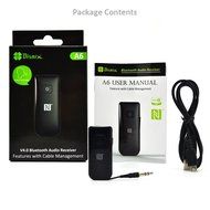 Disnix A6 Mini Wireless Audio Receiver 3.5mm Bluetooth V4.0 Car Stereo Adapter A2dp with Apt-x &amp; NFC &ndash; Ideal for... N7