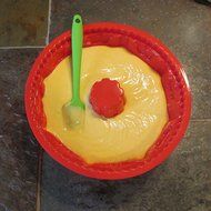 chef habitu&eacute;- Deluxe Set of Silicone Round Bundt Cake Pans in 2 Designs Baking Mold Sets - Includes Red Silicone... N7