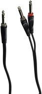 Monoprice 601051 1-Meter/3-Feet 1/4-Inch TRS Male to Two 1/4-Inch TS Male Insert Cable N2