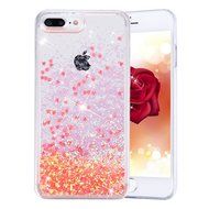 iPhone 7 Case, PHEZEN Christmas Tree Santa Claus Design Cool Quicksand Moving Stars Bling Glitter Floating Dynamic... N31