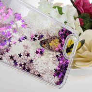 iPhone 7 Case, PHEZEN Christmas Tree Santa Claus Design Cool Quicksand Moving Stars Bling Glitter Floating Dynamic... N32