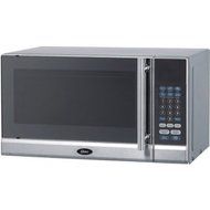 Oster 836321003969 0.7-Cubic Foot Steel Microwave Oven, Silver