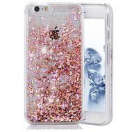 iPhone 7 Case, PHEZEN Christmas Tree Santa Claus Design Cool Quicksand Moving Stars Bling Glitter Floating Dynamic... N36