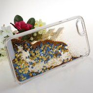 iPhone 7 Case, PHEZEN Christmas Tree Santa Claus Design Cool Quicksand Moving Stars Bling Glitter Floating Dynamic... N37