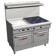 Southbend 4484EE-2TL Range, 48&quot; Wide, 2 Star Saute Burners in Front (33,000 Btu)