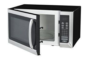 Oster OGZC1101 Digital Microwave Oven, 1.1 Cubic Feet, Black/Stainless Steel N2