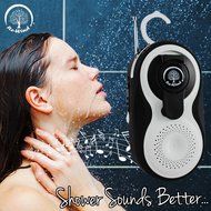 NEW Re-Wind Wind-up Splashproof AM/FM Bathroom Shower Radio - Ideal Accessory for the Bathroom or Outdoor use,...