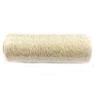 Wrapables Cotton Baker&#039;s Twine 4ply 110 Yard, Metallic Gold N33