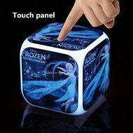 Elitek Cube Elsa&amp;Anna Electronic Digital Alarm Clock With Timer, Time/Date/Temperature Display N2