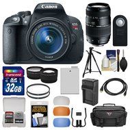 Canon EOS Rebel T5i Digital SLR Camera &amp; 18-55mm IS STM Lens with 70-300mm Lens + 32GB Card + Case + Battery/Charger...