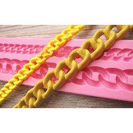 Genenic 3D Purse Bag Silicone Fondant Long Chain Mould Cake Decorating Mold N3