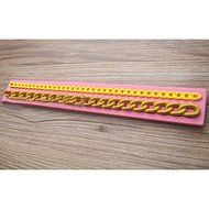 Genenic 3D Purse Bag Silicone Fondant Long Chain Mould Cake Decorating Mold N4