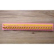 Genenic 3D Purse Bag Silicone Fondant Long Chain Mould Cake Decorating Mold N5