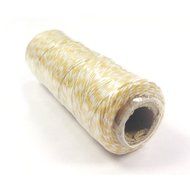 Wrapables Cotton Baker&#039;s Twine 4ply 110 Yard, Metallic Gold N40