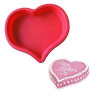 Momshand Heart Design Silicone Cake Mold Baking Pan CAKE for Mother's Day Birthday Weeding Occasions