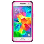 Galaxy Grand Prime Case, HLCT Rugged Shock Proof Dual-Layer PC and Soft Silicone Case With Built-In Kickstand... N4