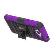 Galaxy Grand Prime Case, HLCT Rugged Shock Proof Dual-Layer PC and Soft Silicone Case With Built-In Kickstand... N6