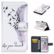 UNEXTATI iPhone 6 / iPhone 6s Case, Premium Wallet Case with Black Cover, Card Slot, Kickstand Function, Magnetic... N26