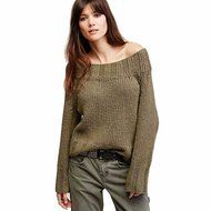 Knitwear,Laimeng Women Knitting O-Collar Long Sleeve Knitted Pullover Loose Sweater Jumper Tops Knitwear Plus... N8