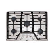 LG LCG3011ST 30" Stainless Steel Gas Sealed Burner Cooktop