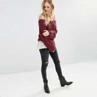 Knitwear,Laimeng Women Knitting O-Collar Long Sleeve Knitted Pullover Loose Sweater Jumper Tops Knitwear Plus... N11